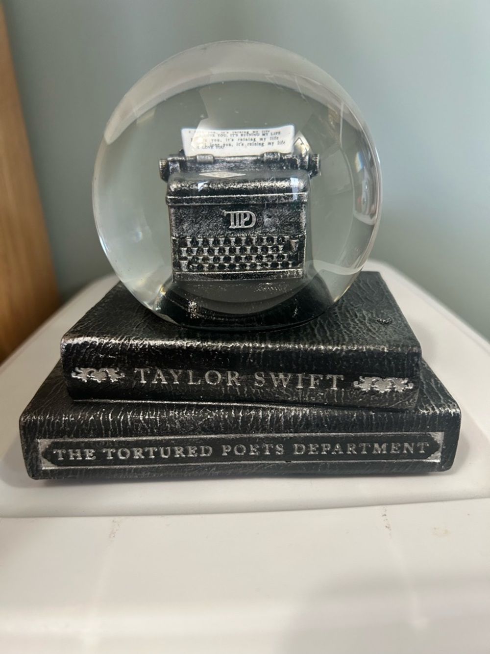 “Taylor Swift” The Tortured Poets Dept. Snowglobe. 1st Edition/1st Drop